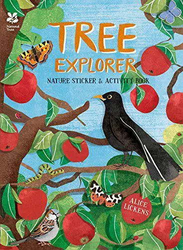 Tree Explorer: Nature Sticker & Activity Book by Alice Lickens, NEW Book, FREE &