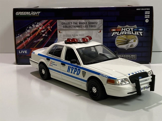 MODELLINO AUTO GREENLIGHT 1/24 Ford Crown Victoria Interceptor Illinois Polizia Di Stato EUR 52 - Foto 4