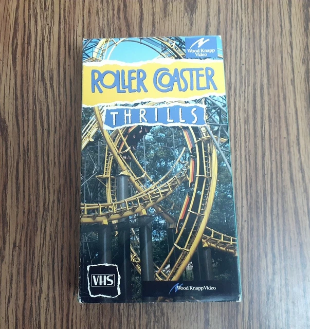 ROLLER COASTER THRILLS Wood Knapp Video VHS EUR 12,20 PicClick FR