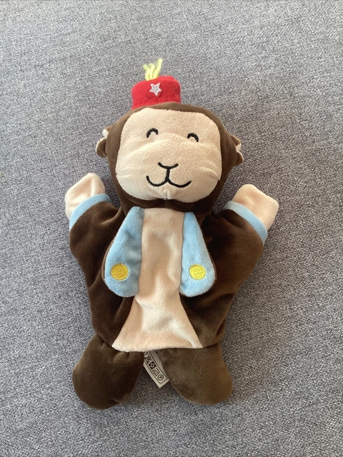O/ Doudou Peluche Marionnette Maisons Du Monde Singe Cirque Circus