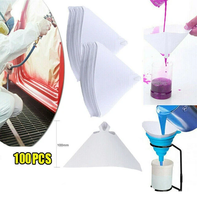 Invertitore auto con 100 vernice extra fine carta filtro setaccio rete nylon tazza cono