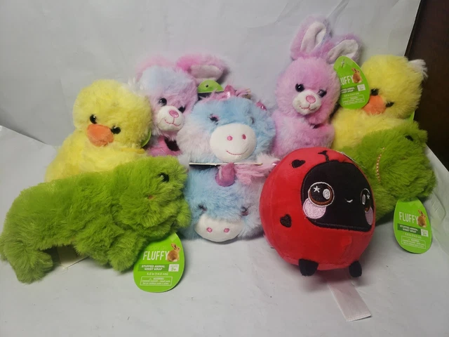 Pulseras de bofetada mixtas de Pascua de felpa, cestas de regalo de apretar