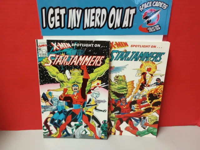 X-Men Spotlight On Starjammers #1-2 Run Of 2 Comic Books Marvel 1990