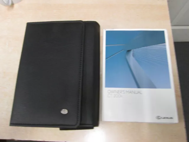 Genuine Lexus Ct 200H 2011-2014 Handbook Owners Manual Wallet Pack