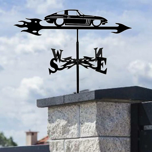 LimeHill Girandola a vento per cortile e giardino, grande scultura cinetica in metallo per decorazioni esterne (fiore di loto blu 2