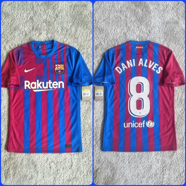 Champions League Dani Alves Jersey Barcelona Daniel Alves Of