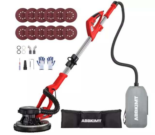 Electric Drywall Sander with Vacuum Dust Collection, Variable Speed...