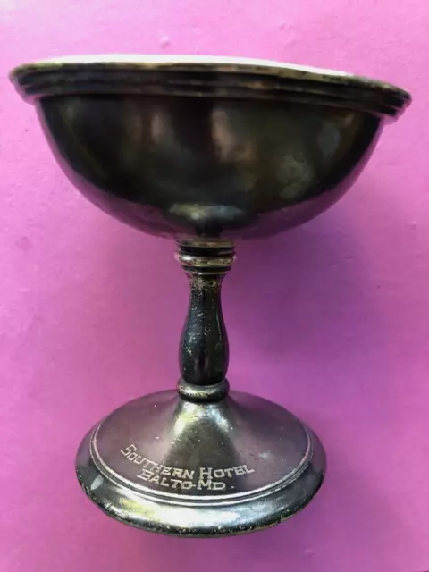 Southern Hotel Silverplated Goblet Restaurant Ware Baltimore History Light St