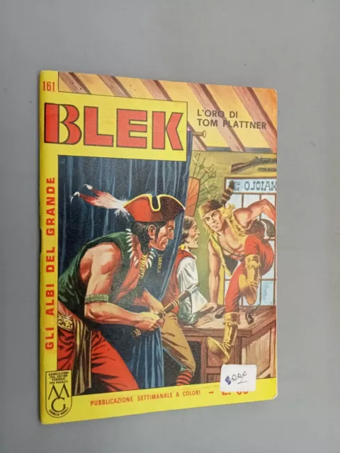 fumetto GLI ALBI DEL GRANDE BLEK editoriale DARDO formato LIBRETTO numero 161