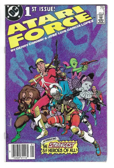 Atari Force #1 --- Gerry Conway / Jose Luis Garcia-Lopez! Dc! 1984! Vf+
