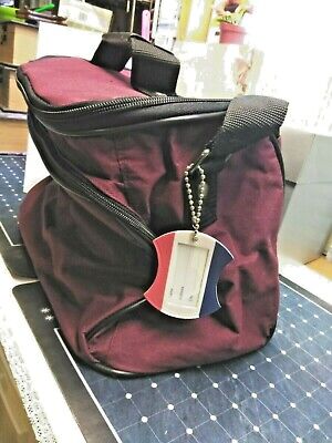 Vintage NEW AVON American TOURISTER BURGUNDY RED SoftSide Personal Case Tote Bag