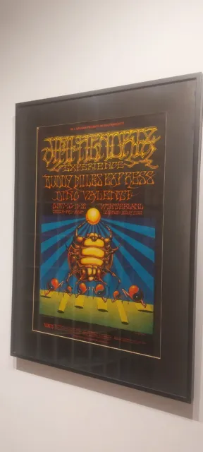 Jimi Hendrix Original Concert Poster 1968 Winterland