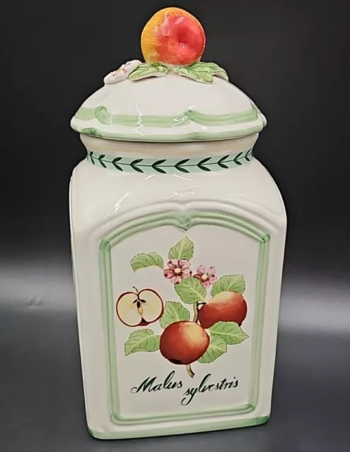 Villeroy & Boch FRENCH GARDEN FLEURENCE Large Charm Canister & Lid MINT 2