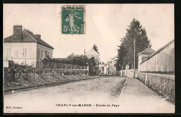 CPA Charly-sur-Marne, Entree du Pays