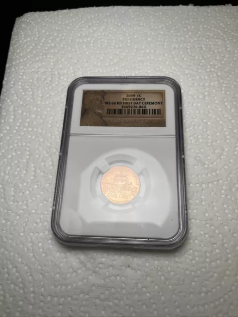 2009 Lincoln Penny MS66 RD NGC Certified