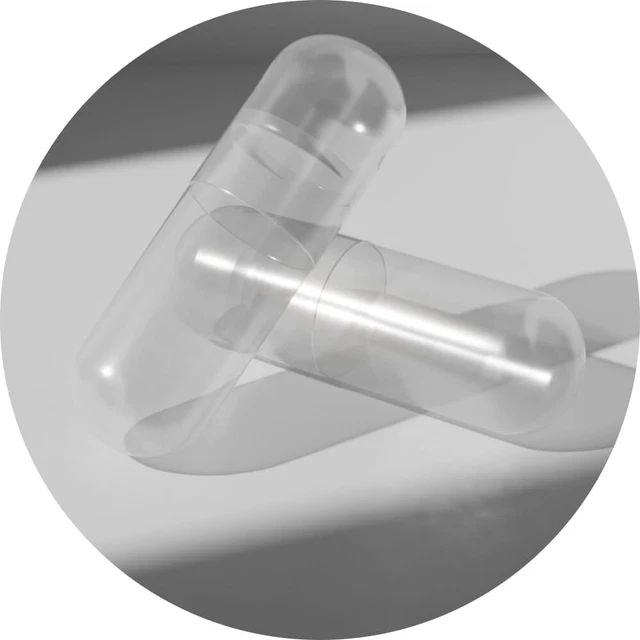 SIZE 00 LICAPS Clear Empty Gelatine liquid Capsules for oil based ...