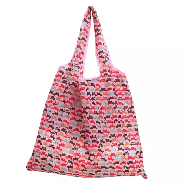 Tote Bag Anti-fade Eco-friendly Women Shoulder Casual Groceries Bag Polyester