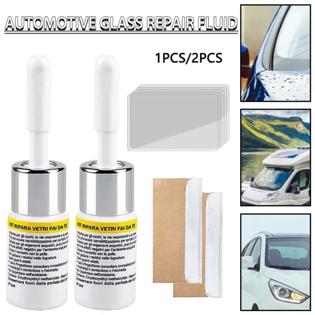 Glass Windshield Repair Tool Kit Fix Car Wind Glass Windscreen Chip Crack n
