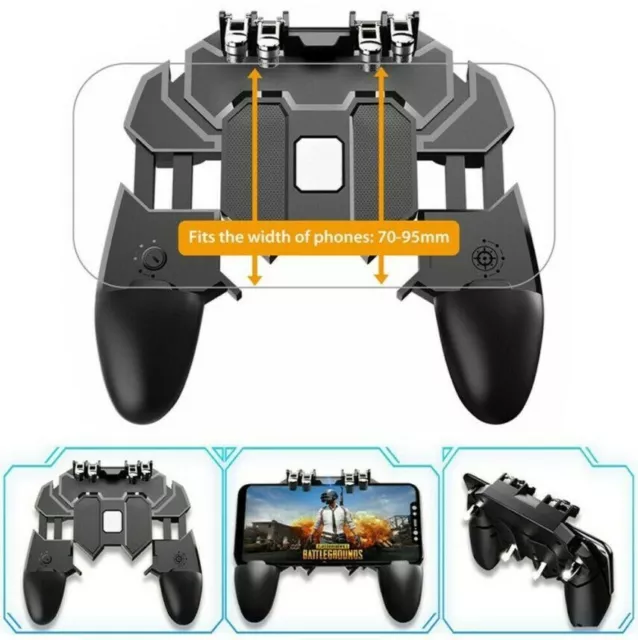 6 Finger Game Controller Trigger Shooting Gamepad für PUBG-Gaming IOS Android