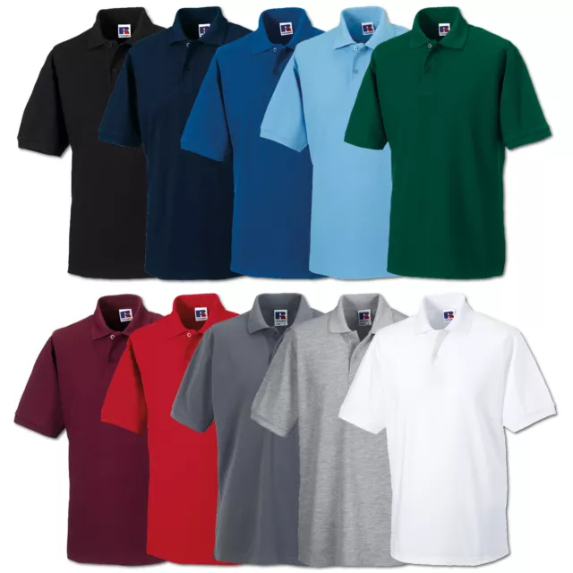 Russell Poloshirt Strapazierfähig Polo Shirt Herren S M L Xl Xxl 3Xl 4Xl 5Xl 6Xl