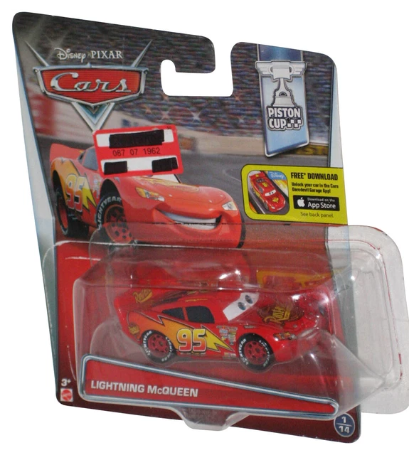 DISNEY PIXAR CARS Movie Lightning McQueen (2015) Piston Cup Die Cast ...