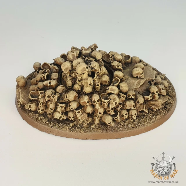 Basi In Resina 32 Mm Per Wargaming - Pacco Da 10 - Teschi, Khorne, Ogri, Beastmen - UK
