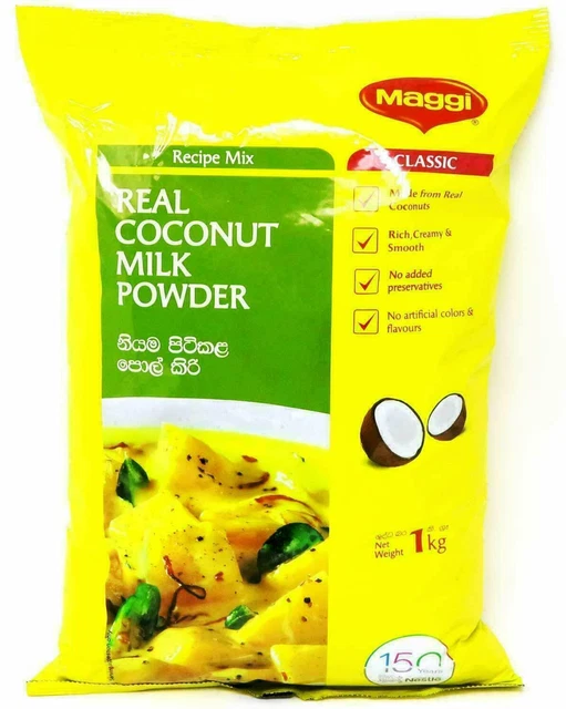 Maggi Latte di Cocco in Polvere 1kg (2,2Lb) SPEDIZIONE GRATUITA IN TUTTO IL MONDO