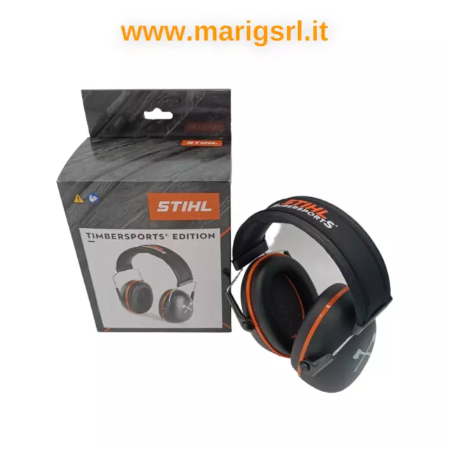 cuffia protettiva STIHL TIMBERSPORTS antirumore 28db 180 gr DPI PROTEZIONE udito