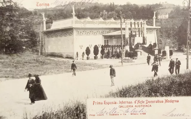 Cartolina - Torino - I^ Prima Esposizione d'Arte Decorativa Moderna - 1902