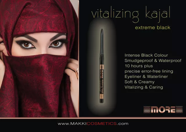 Vitalizing Kajal Eye-Liner & Waterliner Intérieur Oeil Couvercle Extrême Intense