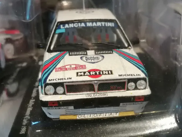 Lancia Delta 1/24 HF 4WD Martini Racing Saby Fauchille Winner Montecarlo 1988