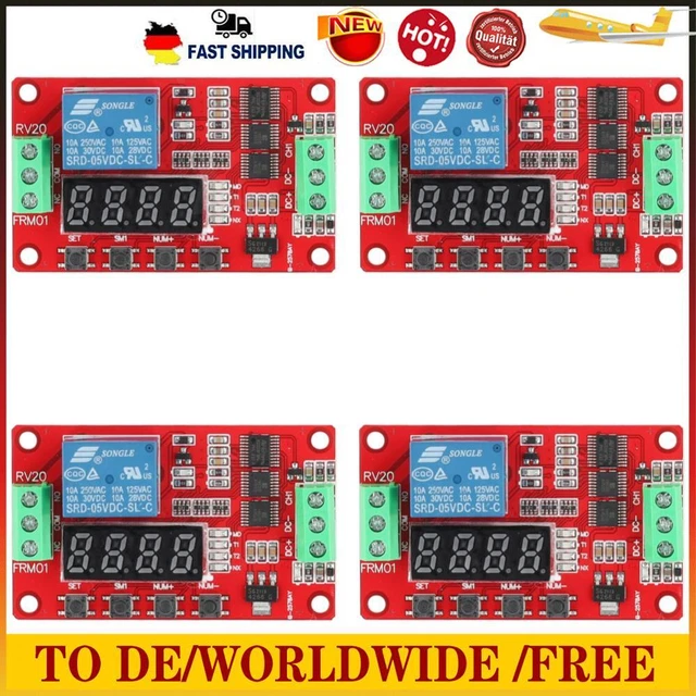FRM01 Endlosschleifen-Relaismodul 1-Kanal-Automatisierungsverzögerungsschleifenm