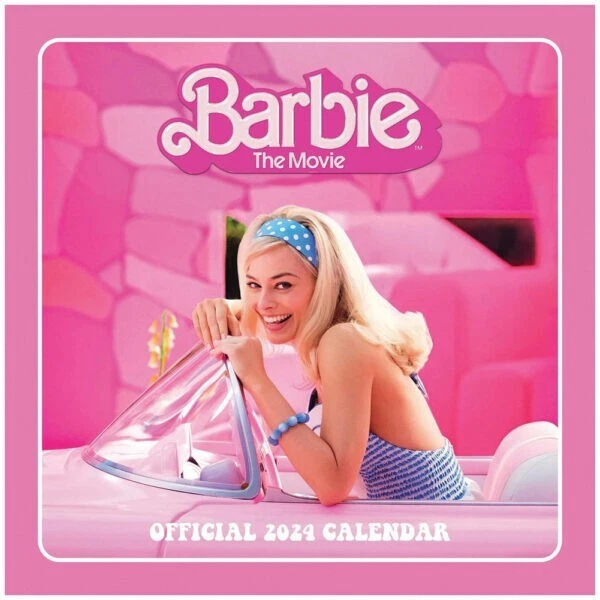 BARBIE THE MOVIE Square Calendar 2024 Official Merchandise 21.30