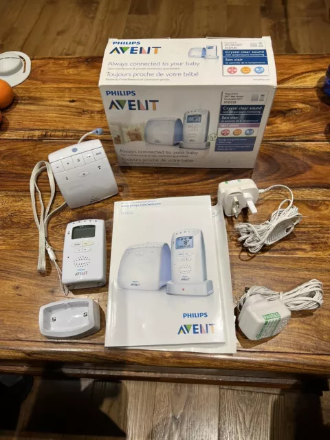 Philips Avent DECT Baby Monitor SCD525 Crystal Clear Sound