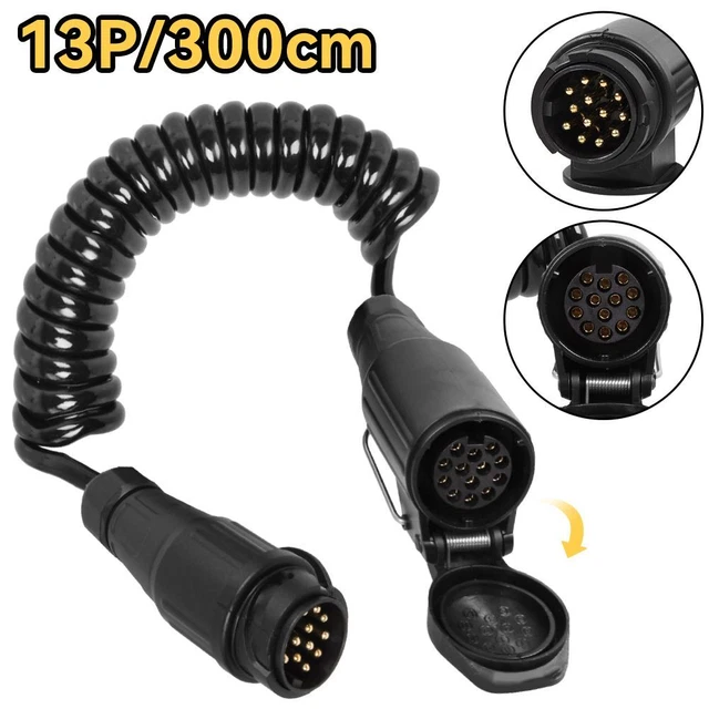 XINKUAN Spiralkabel Verlängerungskabel, 3m dehnbares Spiral-Kabel mit XINKUAN Spiralkabel Verlängerungskabel, 3m dehnbares Spiral-Kabel mit