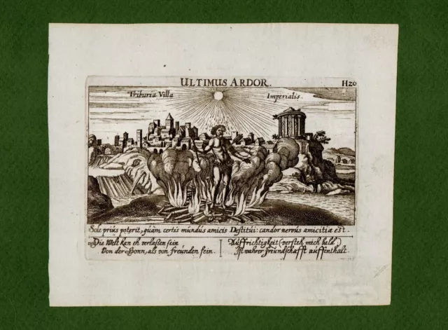 ST-IT TIVOLI 1678~ Triburia Villa Imperialis Daniel Meisner ULTIMUS ARDOR