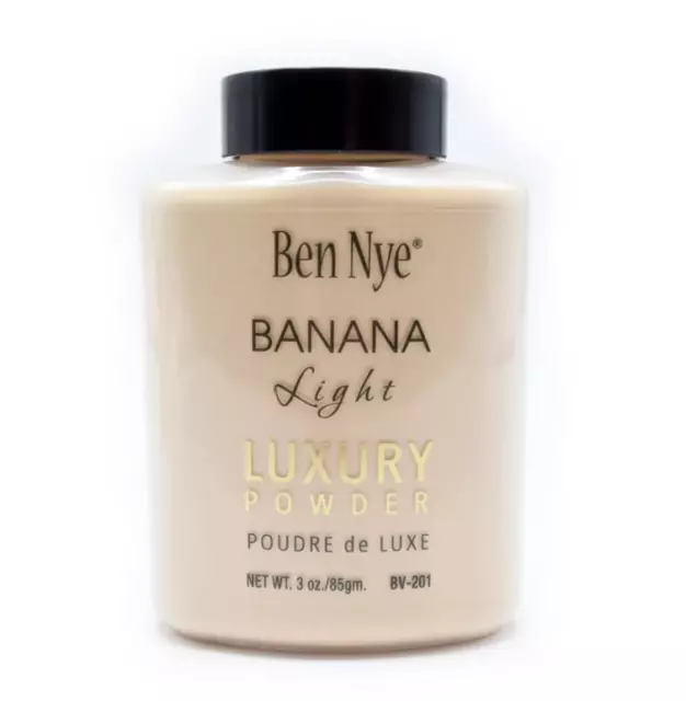 Ben Nye ,Banana Light Powder 3oz /85g Authentic New Light color