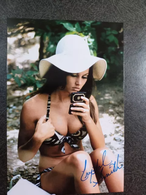 CRYSTAL SMITH Hand Signed Autograph 4X6 Photo - PLAYBOY MISS SEPTEMBER 1971