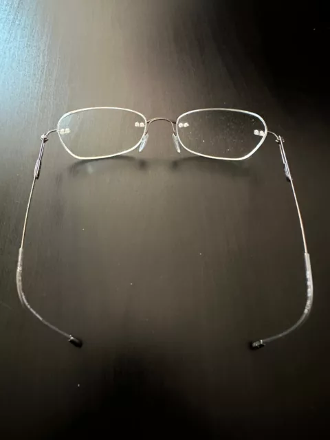 SILHOUETTE 7534 40 6078 Titanium Brown Rimless Eyeglasses Frames 19 140 ...