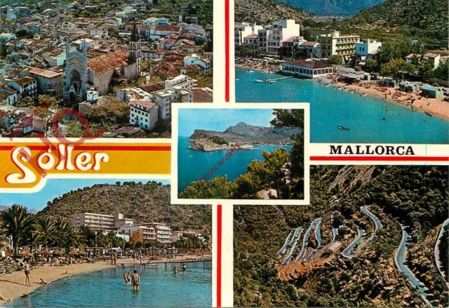 Picture Postcard>>Mallorca, Soller (Multiview)