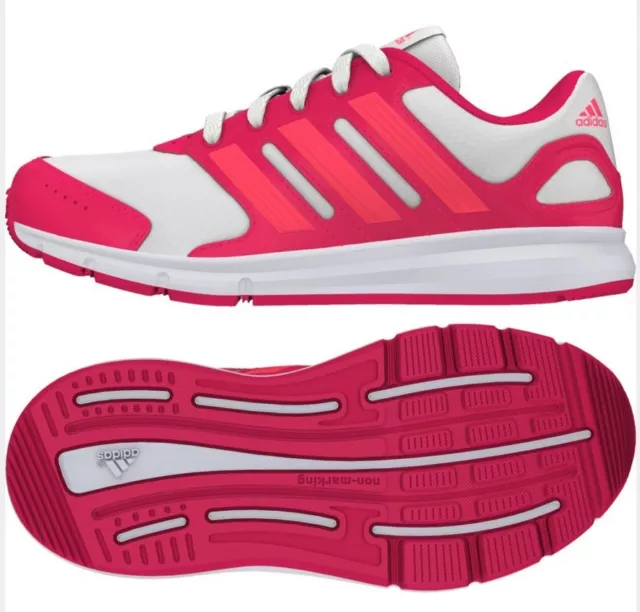 Adidas Lk Sport K Donna Junior Bambine Ragazze Scarpe da Ginnastica Bianco Rosa 2