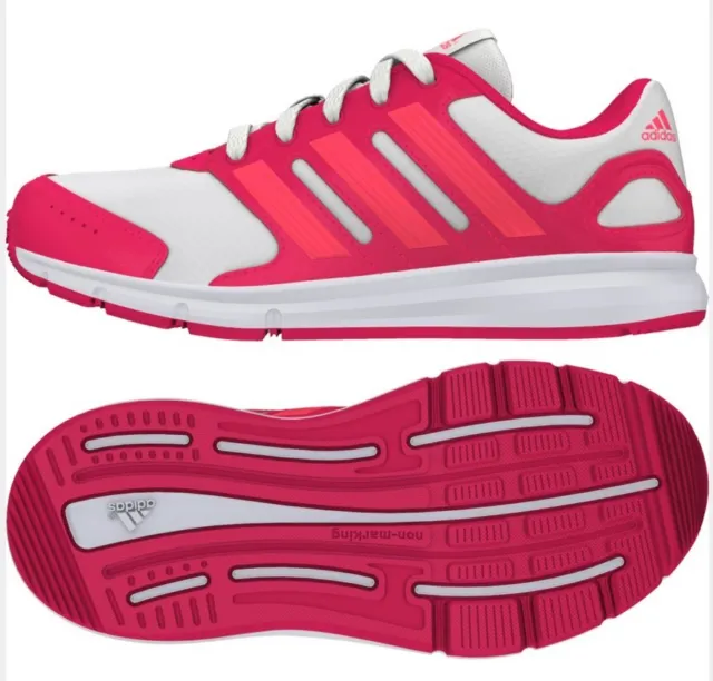 adidas LK Sport K Womens Junior Girls Kids Trainers Sneakers White Pink S77698 2