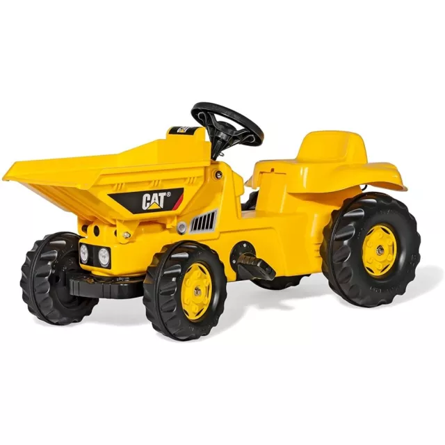 Rolly Toys CAT Dumper Traktor Trettraktor mit Kippschüssel und Verriegelung