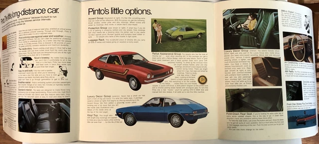 Vintage 1971 Ford Pinto Car Advertising Dealer Brochure - Build Your Own!! 3