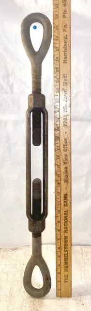 Large Industrial Turnbuckle 1" Diameter Bolts 40" Longest Length