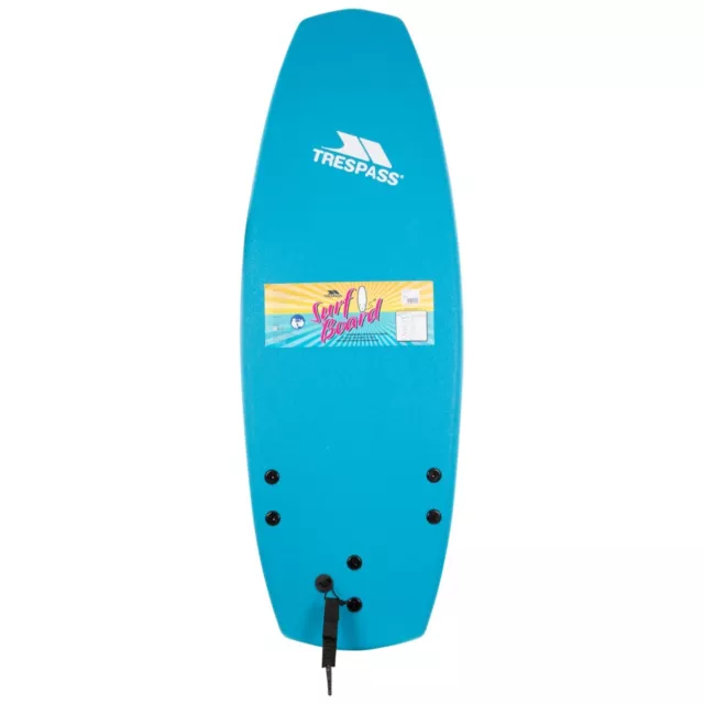 Trespass Gromit 4ft Surfboard Beginners Board with Fins / Leg Leash