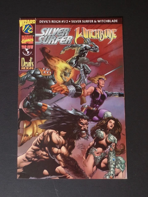 Silver Surfer/Witchblade #1/2 [Wizard Comics] With COA 2