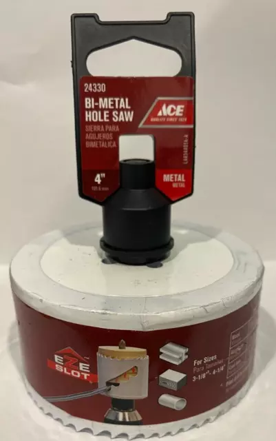 Ace Bi-Metal 4" Hole Saw