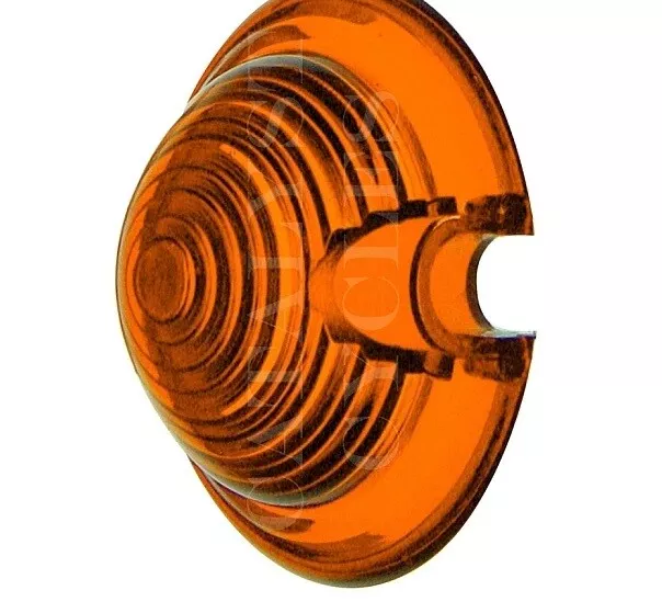 Ersatzglas Orange 'Bullet' Positionslicht Blinker Motorrad Ersatzlinse