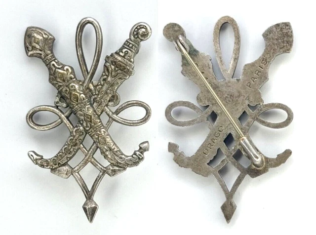 INSIGNE 7° BCA BATAILLON CHASSEURS ALPINS ORIGINAL Drago AFN GUERRE